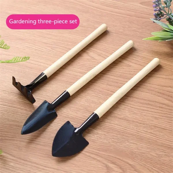 Gardening Tools Three-Piece Set Mini Garden Tools Multi-Function Shovel Harrow Shovel Household Plant Pine Soil Shovel 1