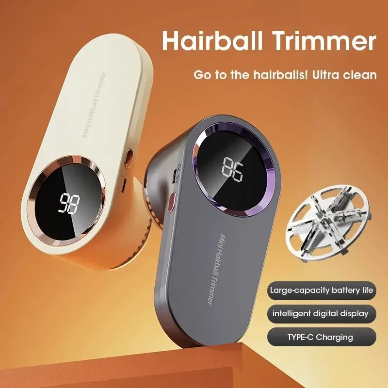 Electric Lint Remover Electric Pellet Fluff Remover Digital Display Debobbler Clothes Shaver Multifunction for Clothes Sweater 1