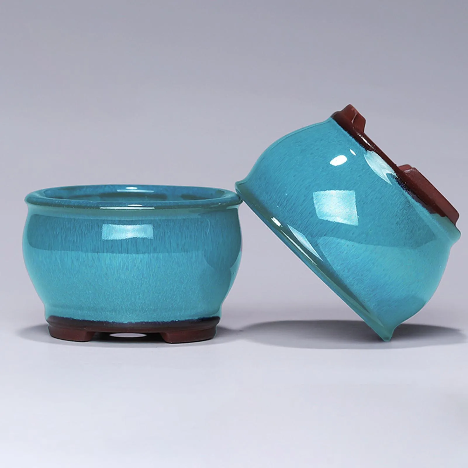 Ceramic Succulent Flower Pot Ceramic Plant Pots with Drainage Holes for Windowsills Shelves Gardens and Patios 1