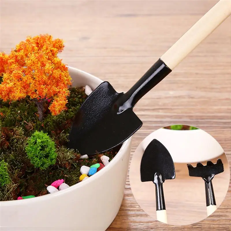 Gardening Tools Three-Piece Set Mini Garden Tools Multi-Function Shovel Harrow Shovel Household Plant Pine Soil Shovel 2